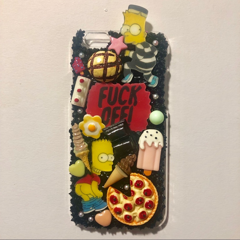 New handmade iPhone 6 case with Simpsons